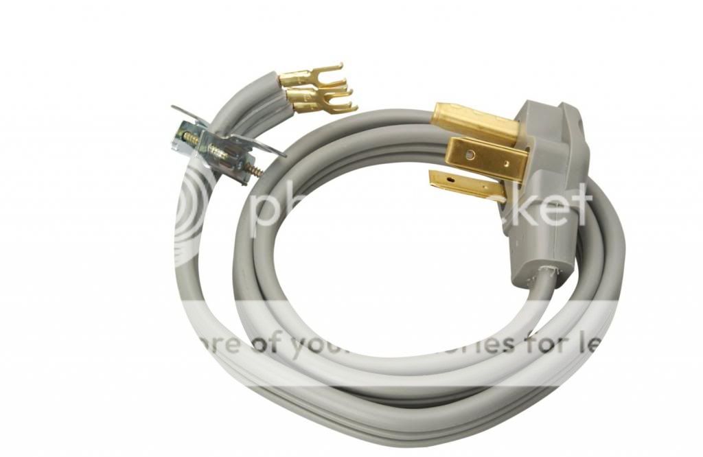 Coleman Cable 09126 10/3Gauge SRDT Dryer Power Supply Cord, 6Ft, 3